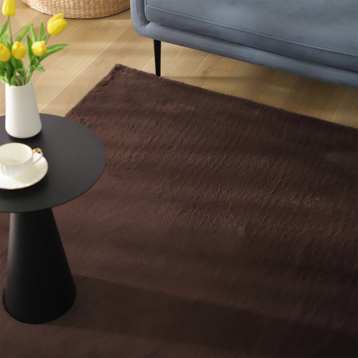 Kasentex Decorative Area Rug - Soft Accent Rug for Home Decor