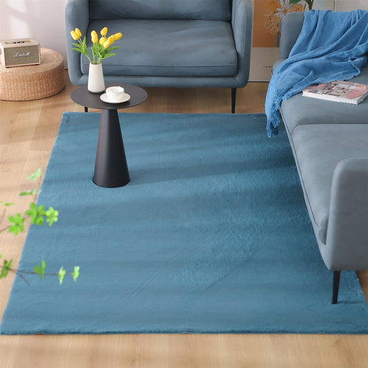 Kasentex Decorative Area Rug - Soft Accent Rug for Home Decor