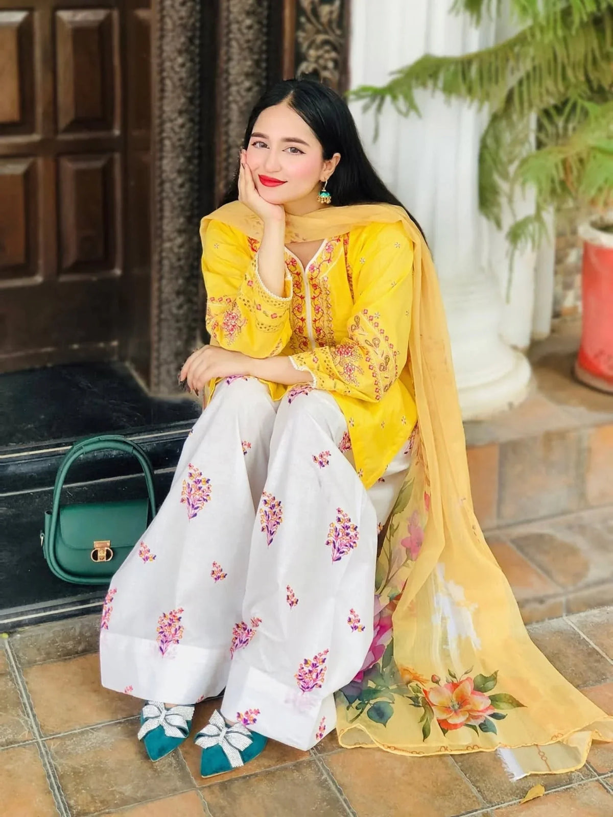 Hajra Emb Soft Lawn 3pc